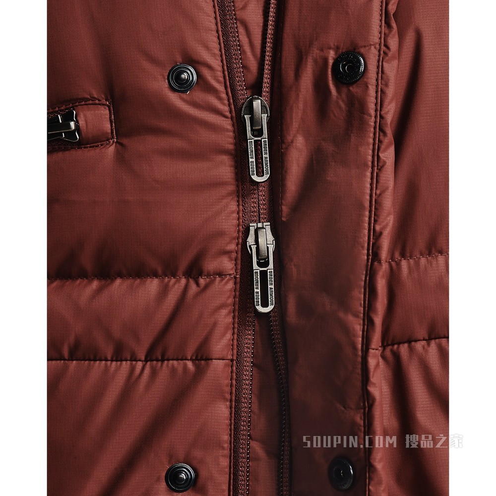 女士UA Armour长款羽绒外套