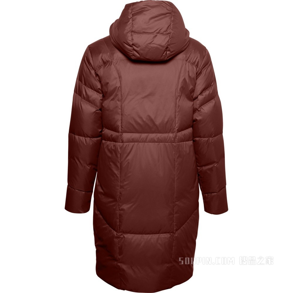 女士UA Armour长款羽绒外套