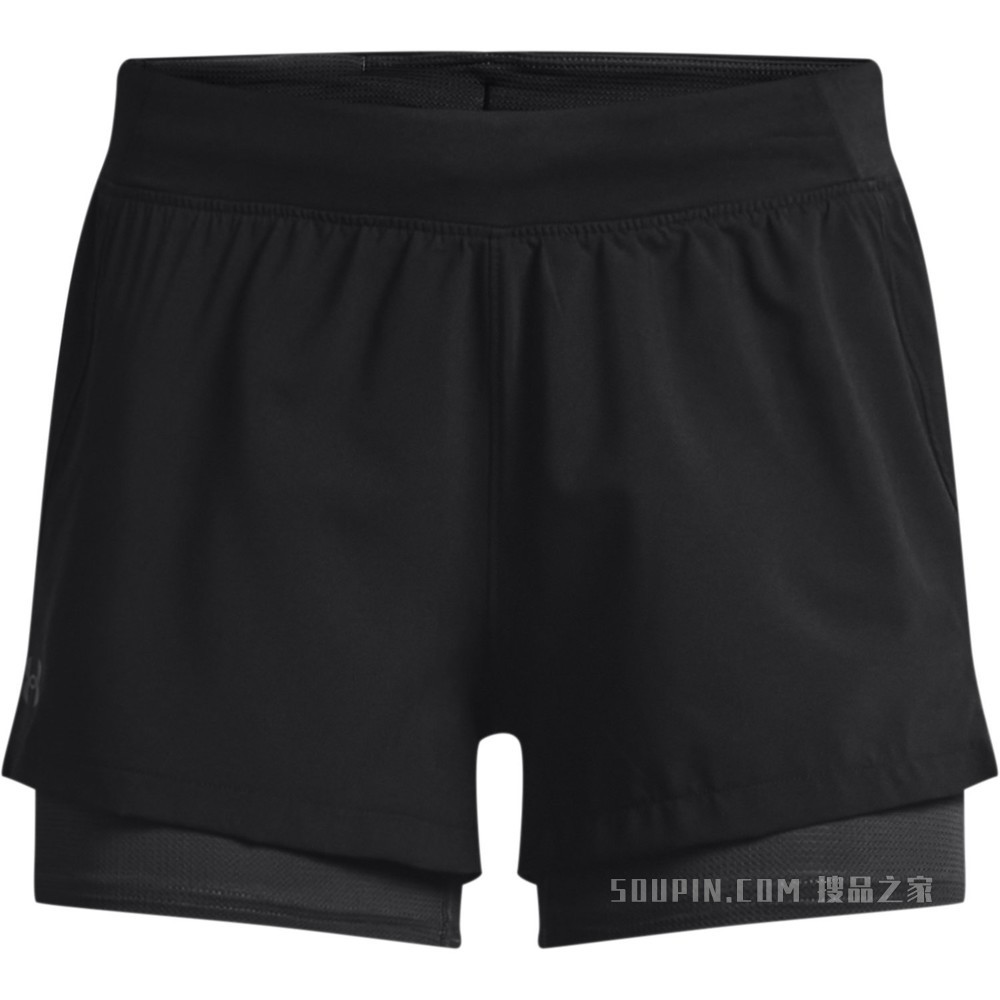 女士UA Iso-Chill二合一跑步短裤