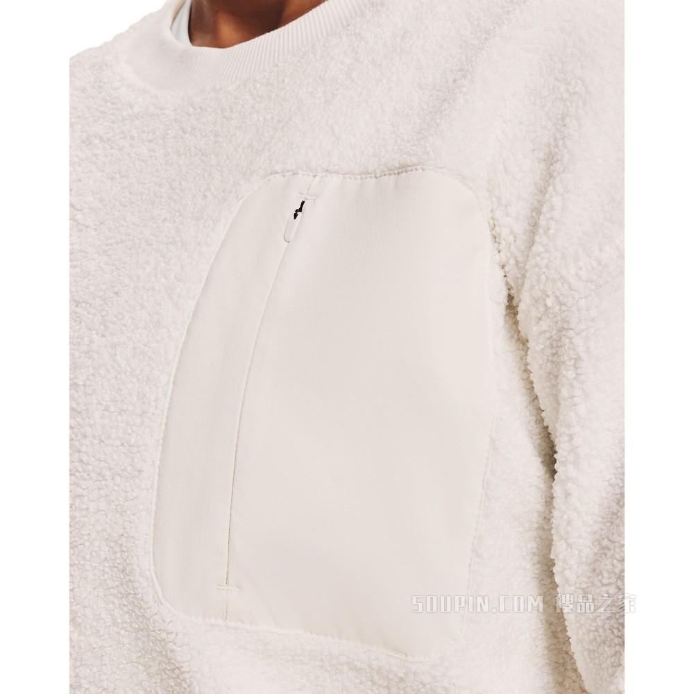 女士UA Boucle Crew圆领运动衣