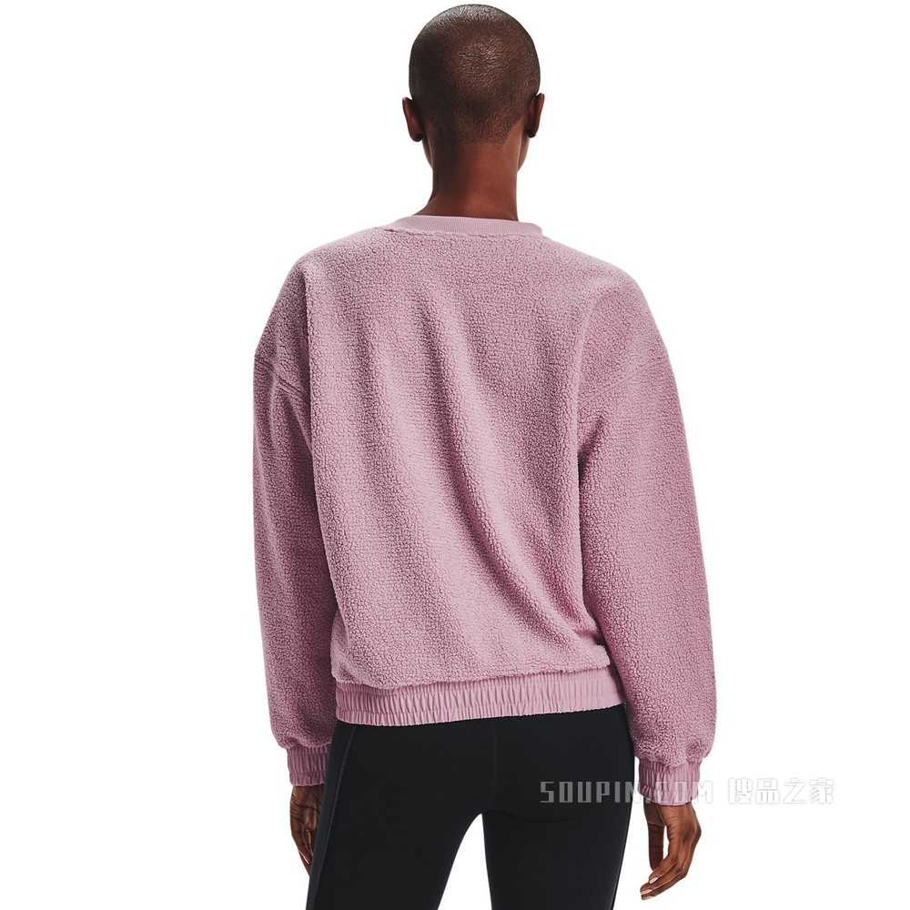 女士UA Boucle Crew圆领运动衣