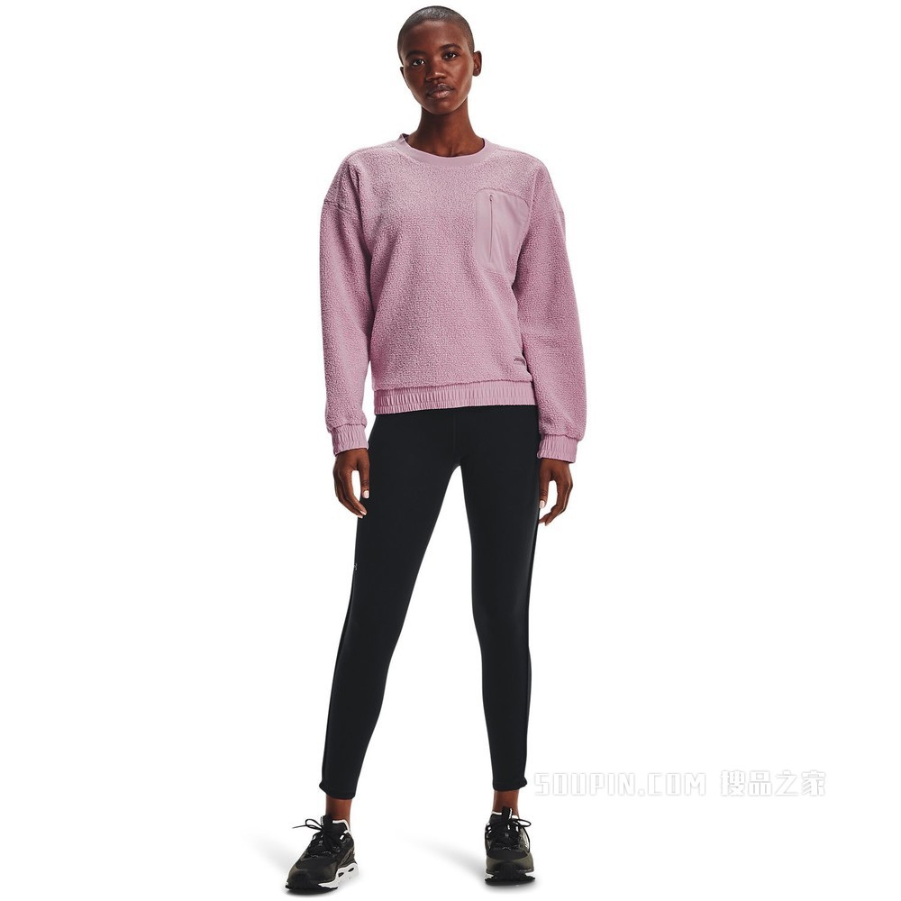 女士UA Boucle Crew圆领运动衣