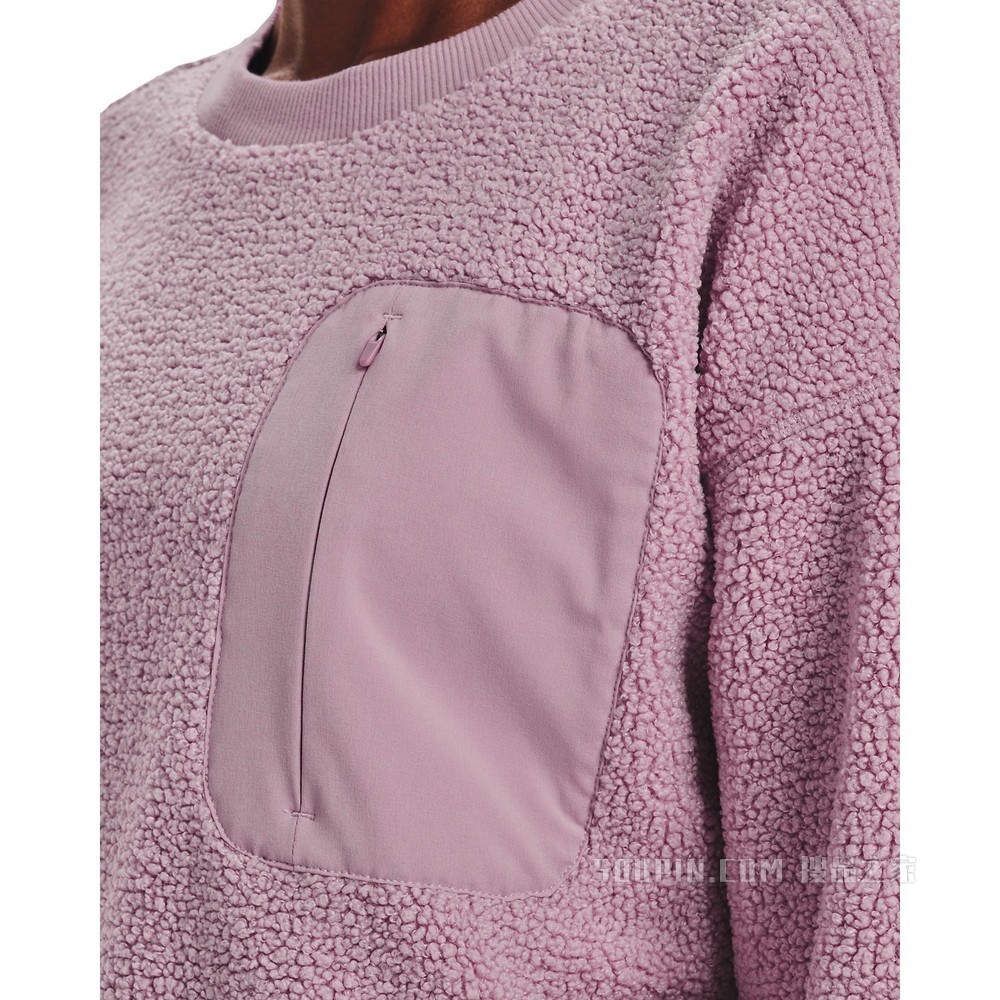 女士UA Boucle Crew圆领运动衣