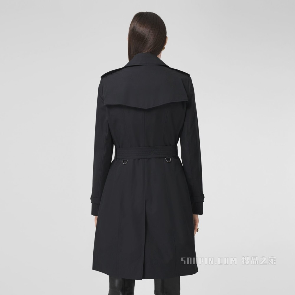 切尔西版型 – 中长款 Heritage Trench 风衣 (午夜色) - 女士
