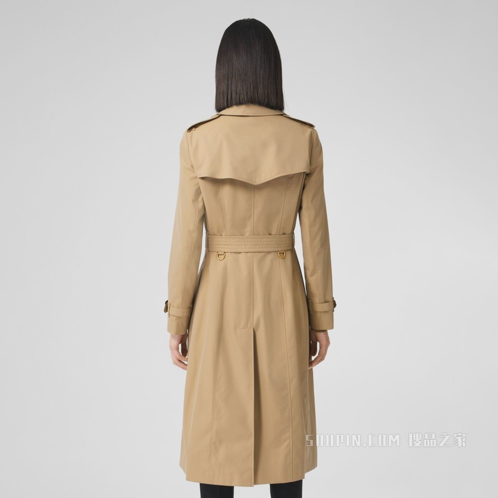 切尔西版型 – 长款 Heritage Trench 风衣 (蜜色) - 女士