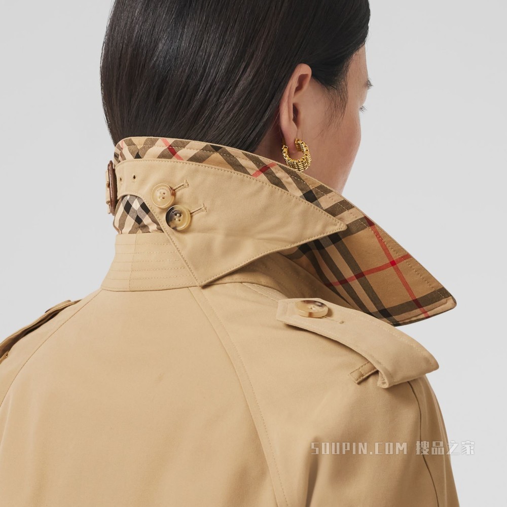 滑铁卢版型 – 长款 Heritage Trench 风衣 (蜜色) - 女士