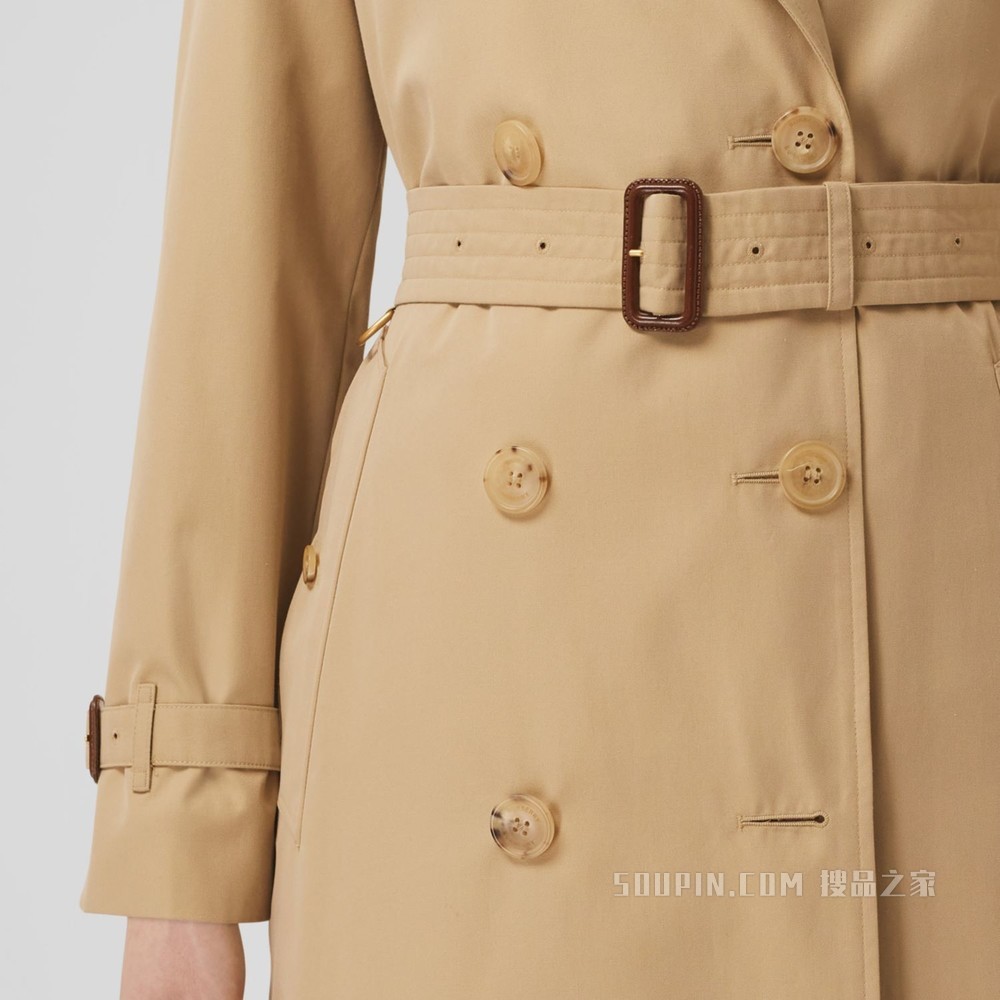 滑铁卢版型 – 长款 Heritage Trench 风衣 (蜜色) - 女士