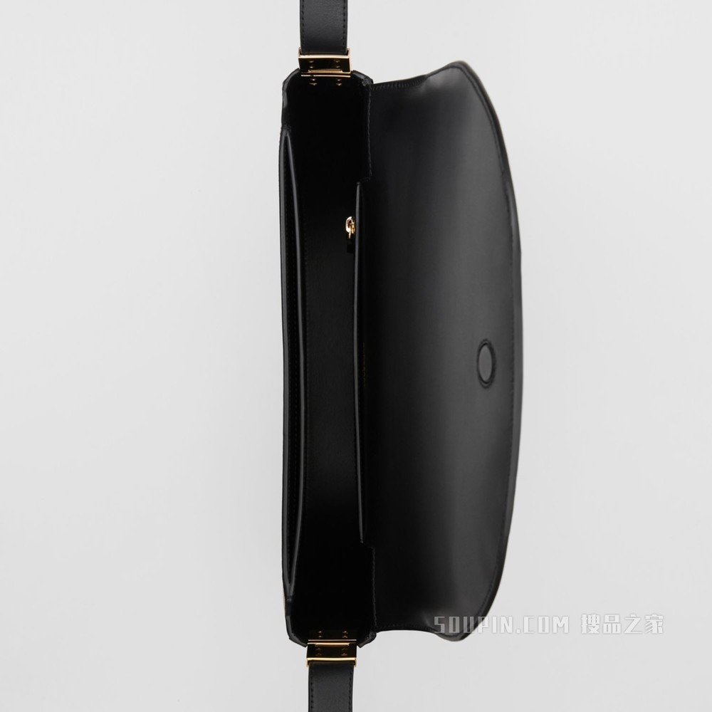 Olympia – 中号皮革埃伦匹亚包 (黑色)