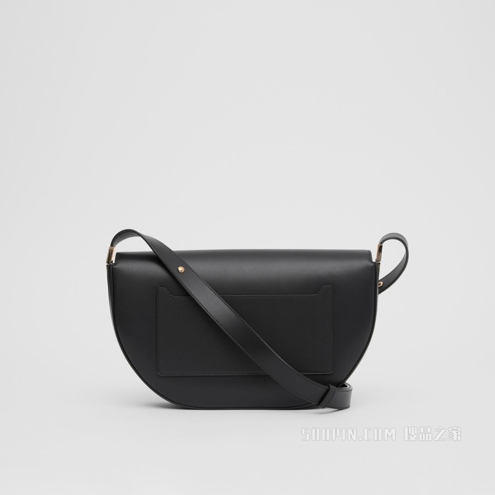 Olympia – 中号皮革埃伦匹亚包 (黑色)