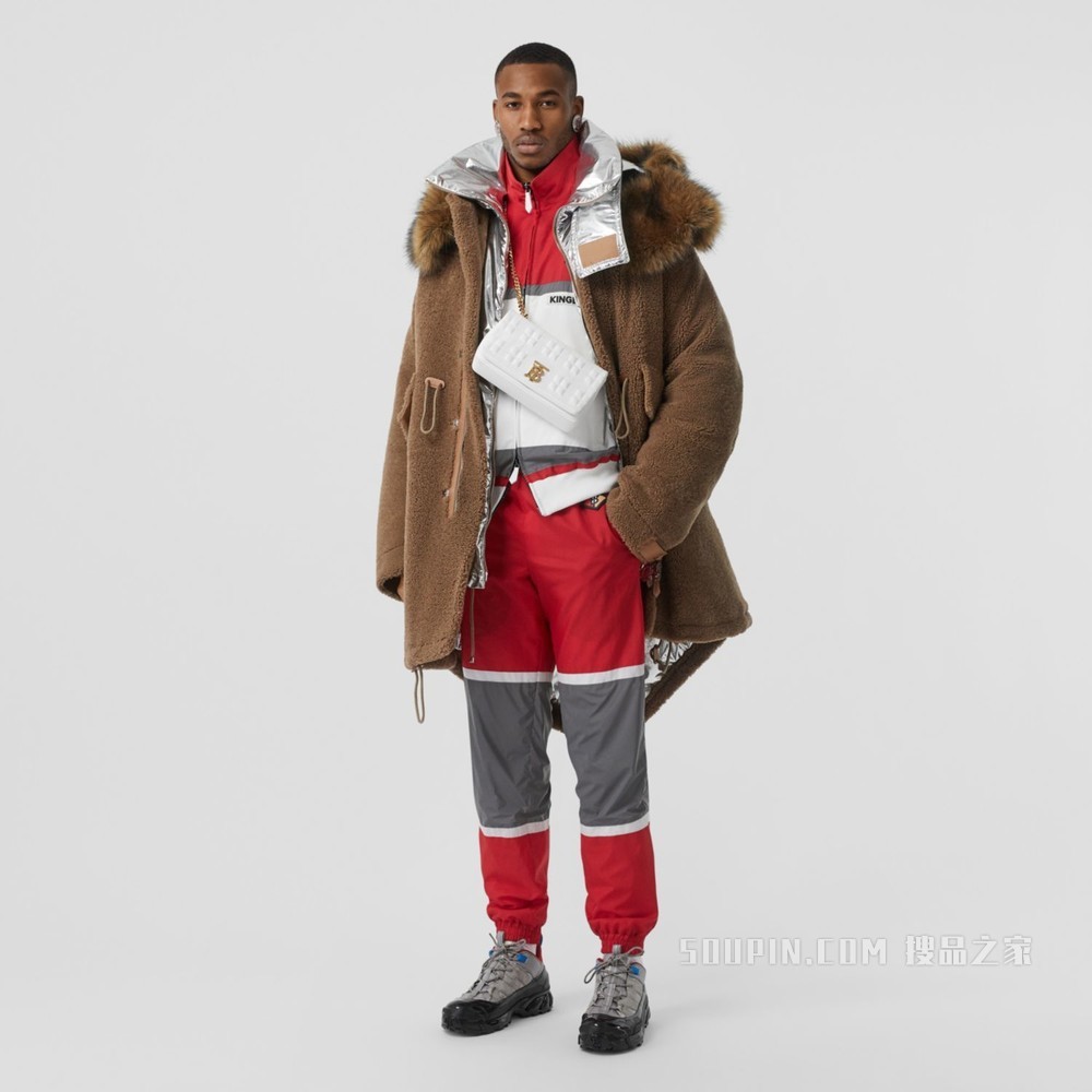 Lola - 小号绗缝羔羊皮萝纳包 (白色)