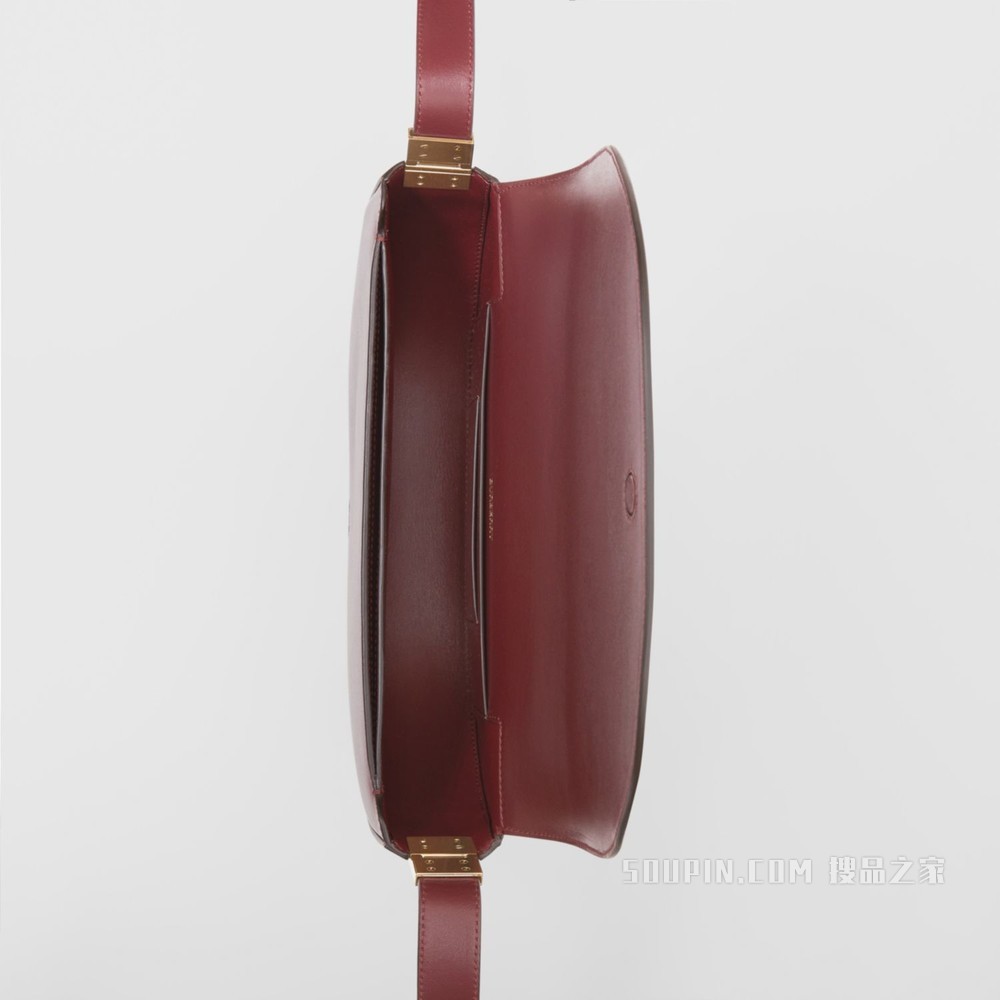 Olympia – 小号皮革埃伦匹亚包 (勃艮第酒红色)