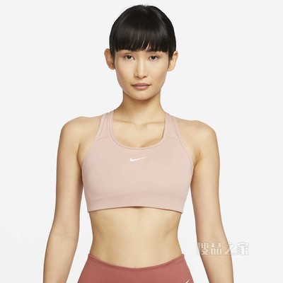 Nike Swoosh 女子中强度支撑一片式衬垫运动内衣