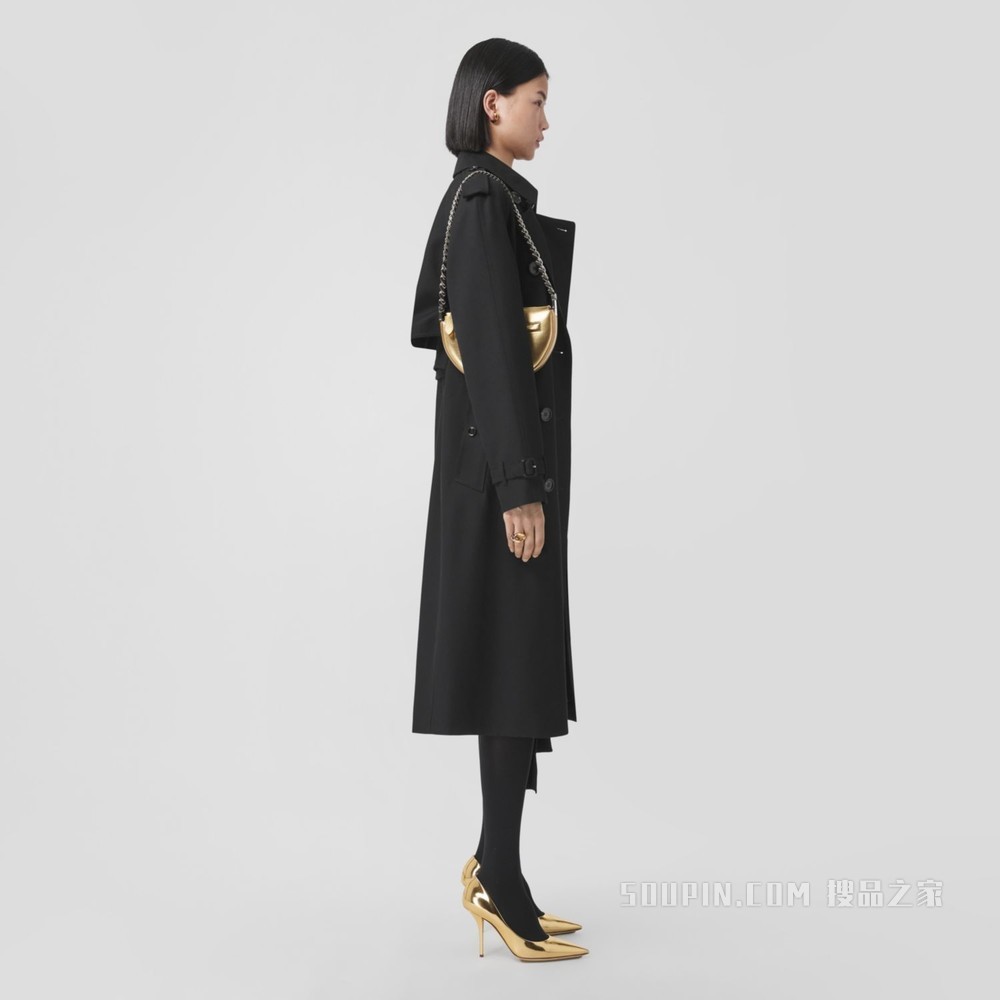 Olympia – 迷你金属质感羔羊皮埃伦匹亚包 (金色) - 女士