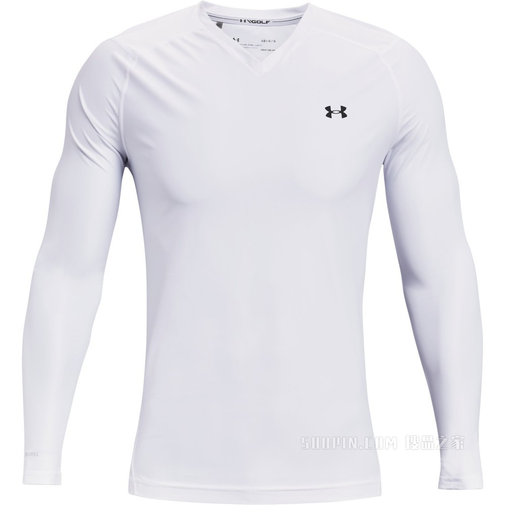 男士UA Iso-Chill V领长袖上衣