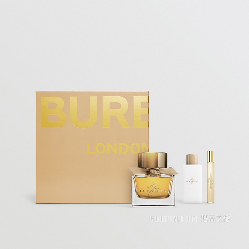 「My Burberry 我的博柏利女士香水」礼品套装 (蜜色) - 女士