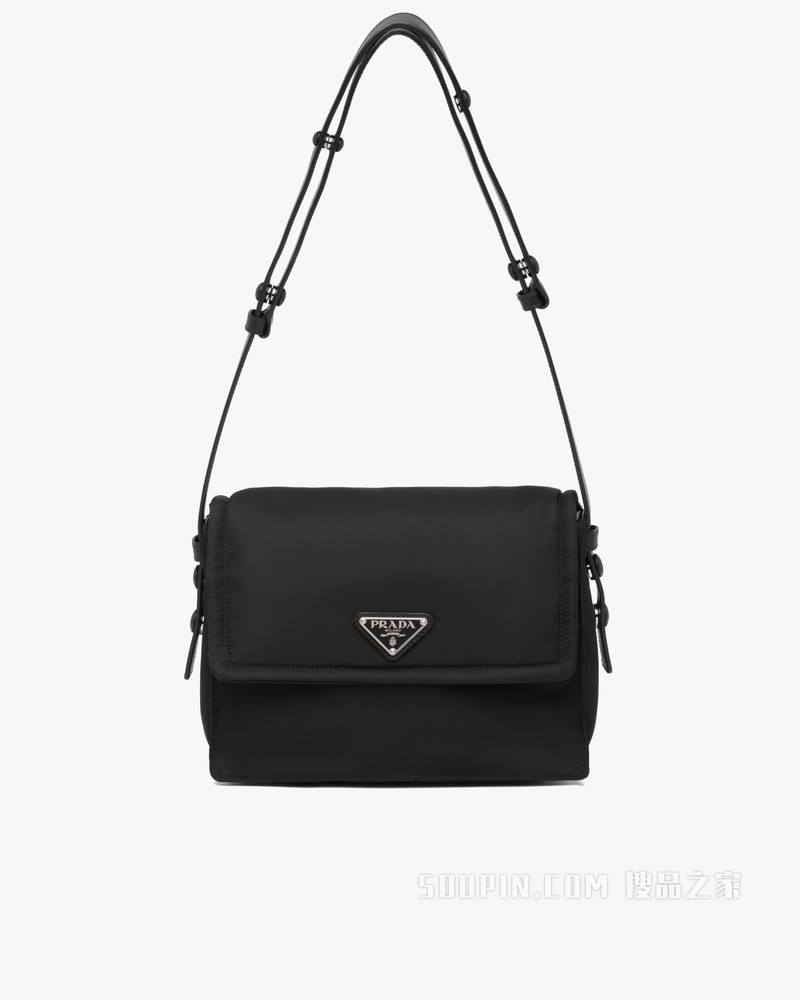 小号Re-Nylon 再生尼龙加衬单肩包