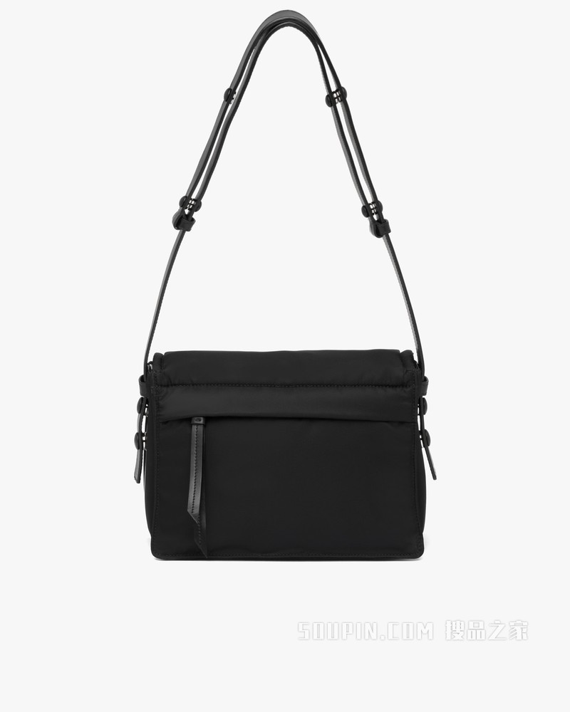 小号Re-Nylon 再生尼龙加衬单肩包