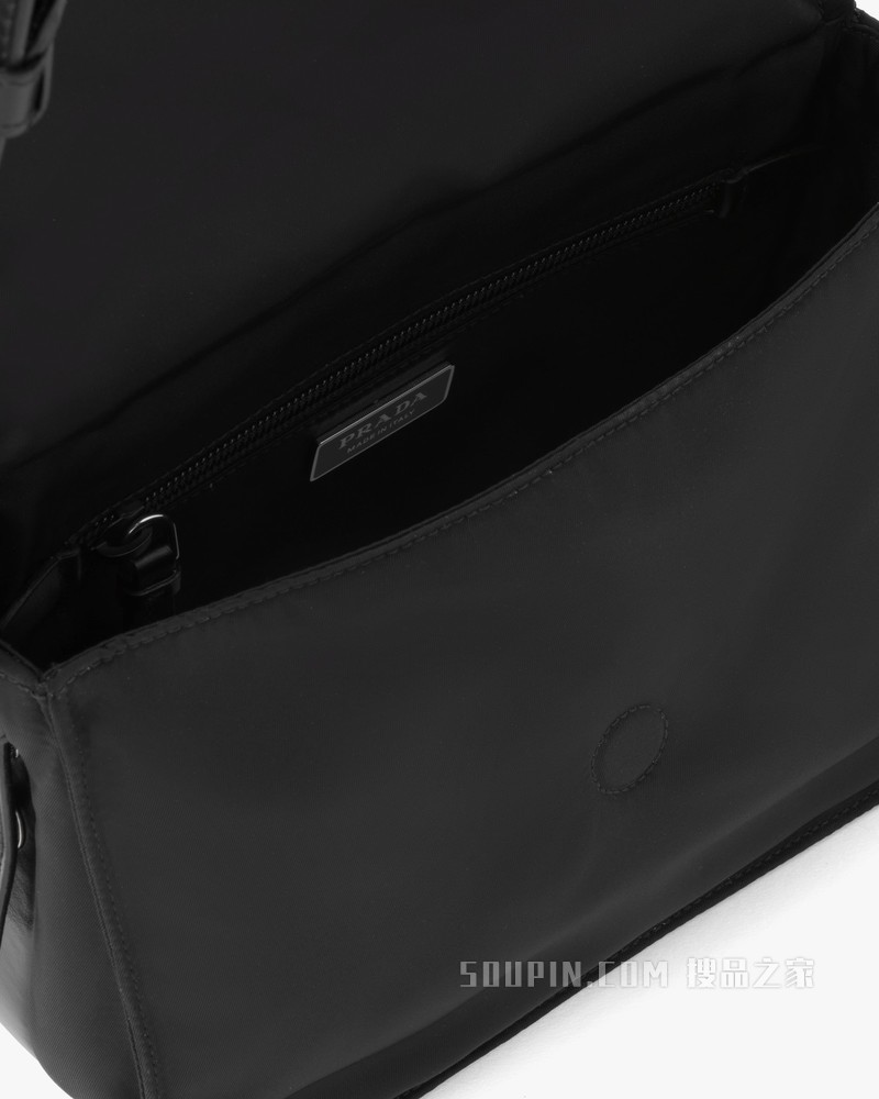 小号Re-Nylon 再生尼龙加衬单肩包