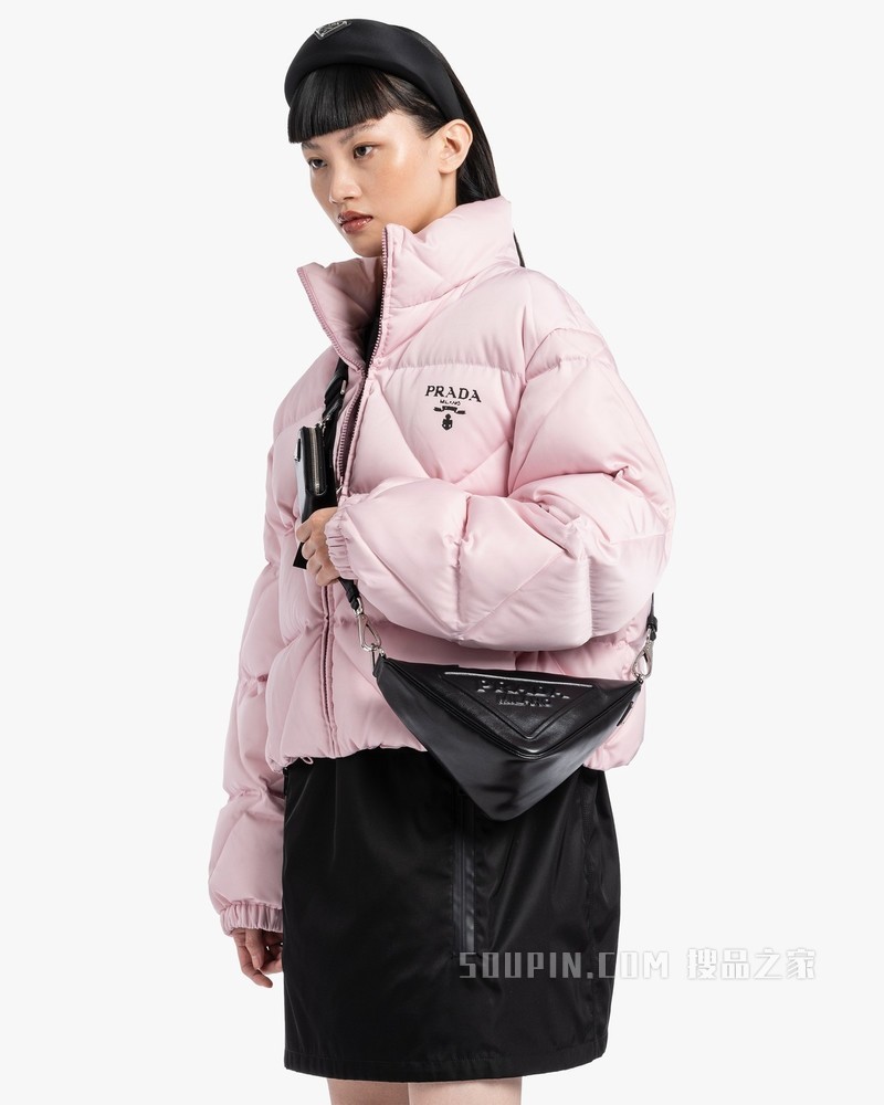 Prada Triangle 皮革手袋