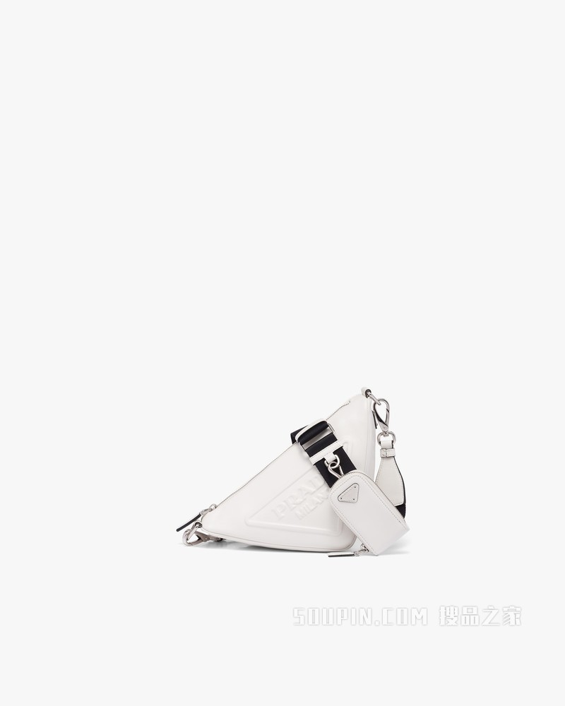 Prada Triangle 皮革手袋