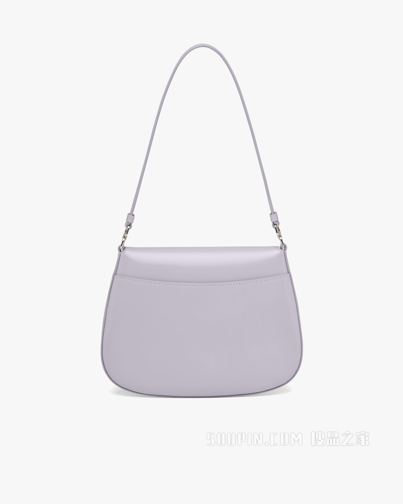 Prada Cleo 亮面皮革翻盖式单肩包