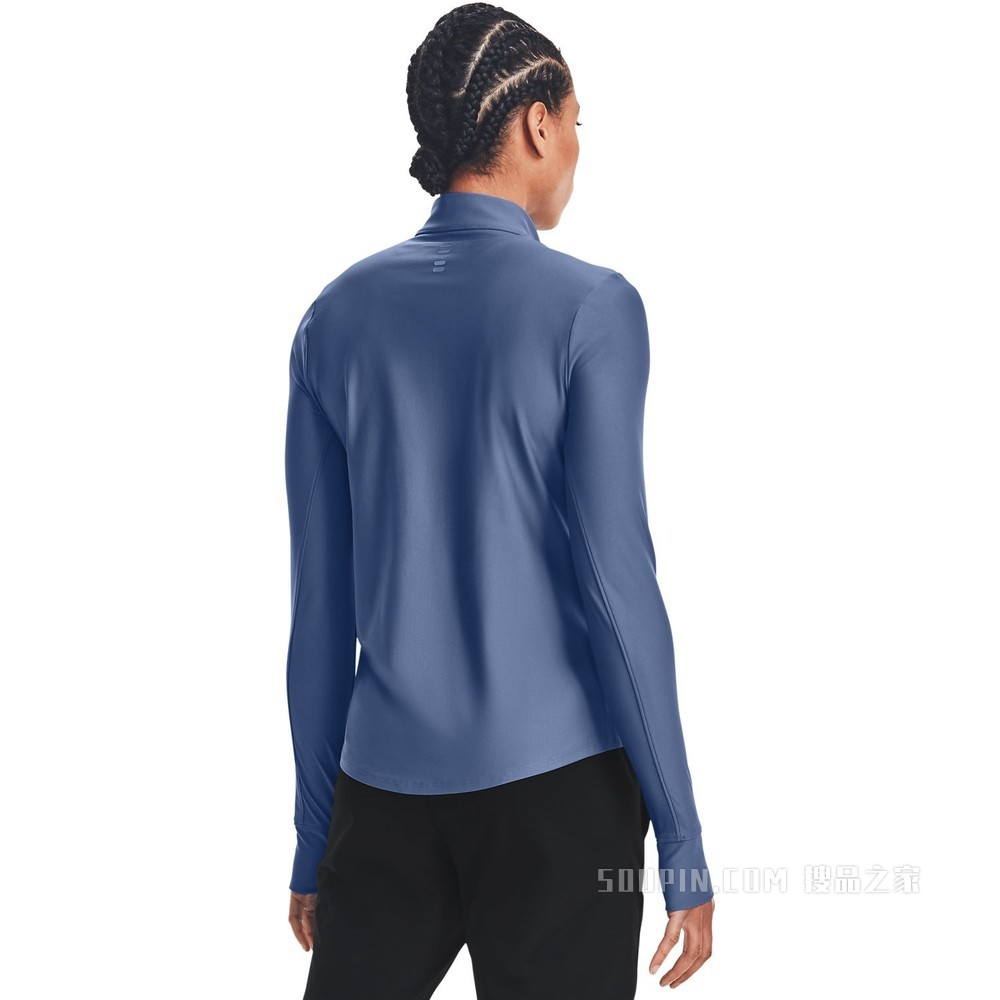 女士UA Qualifier 1/2拉链运动上衣