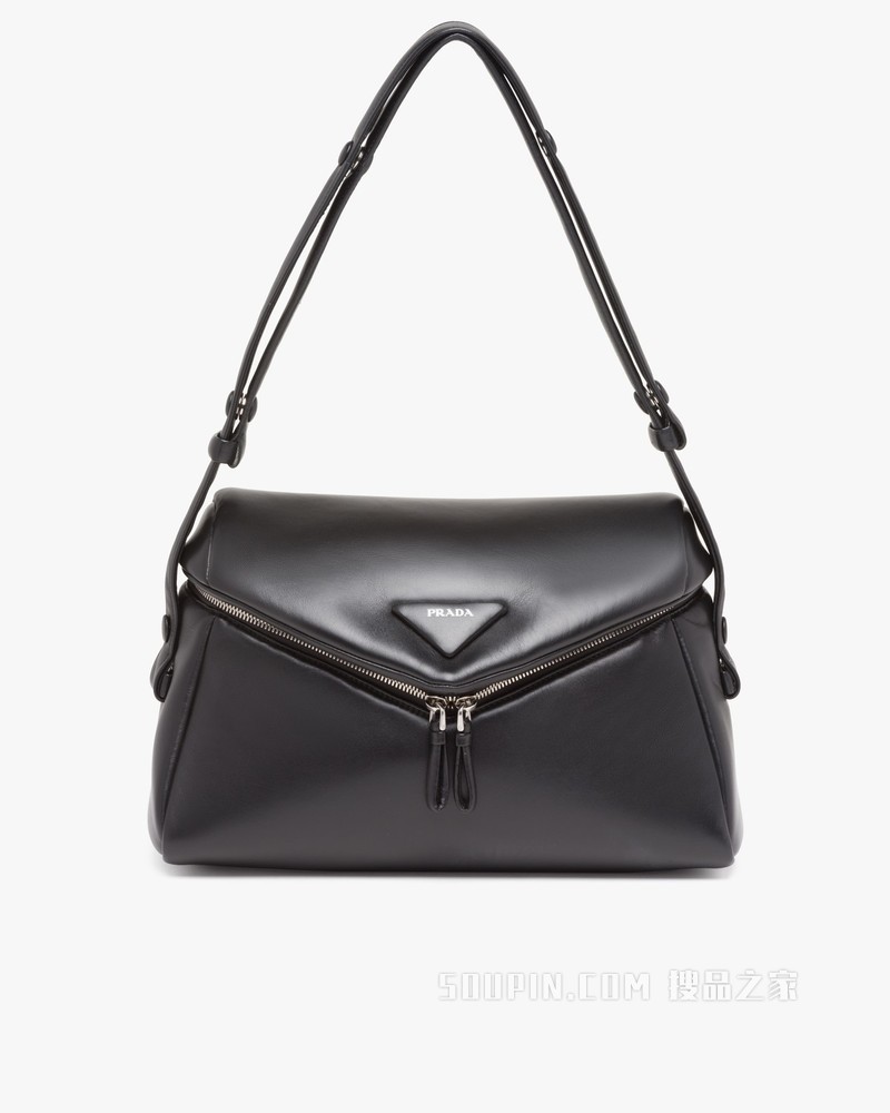 Prada Signaux 软羊革单肩包