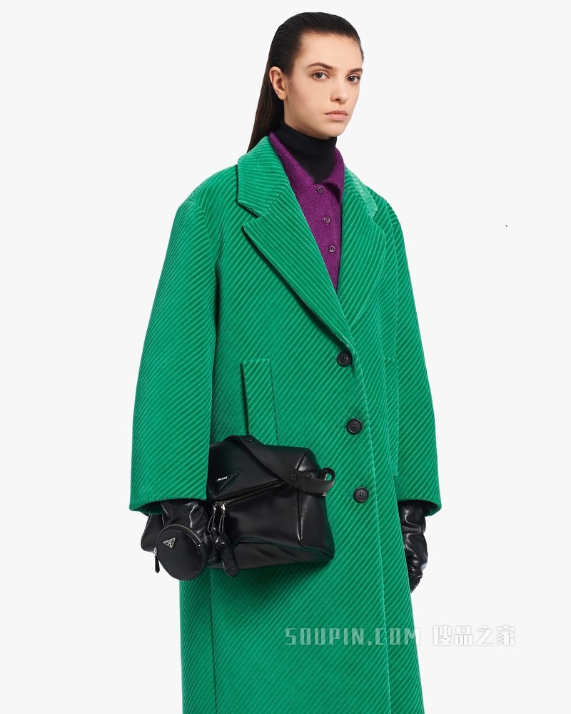 Prada Signaux 软羊革单肩包