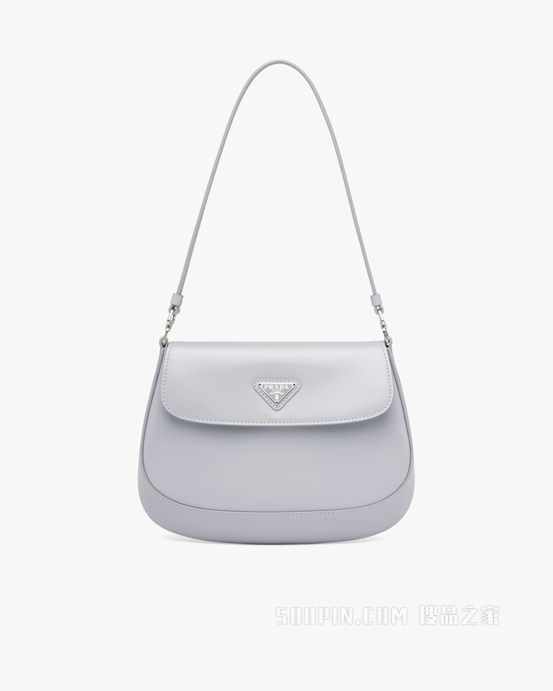 Prada Cleo 亮面皮革翻盖式单肩包