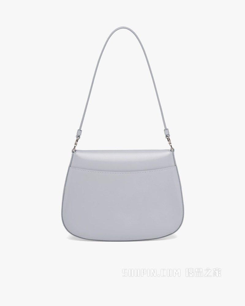 Prada Cleo 亮面皮革翻盖式单肩包