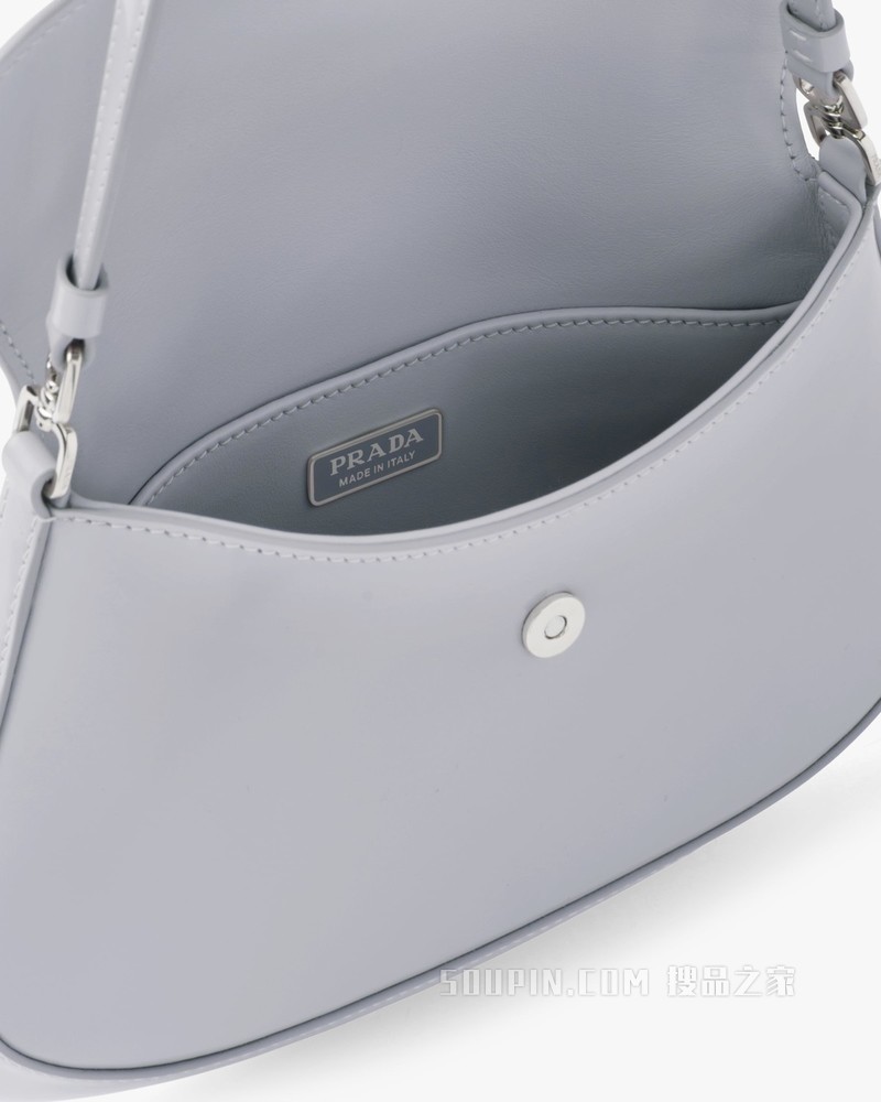Prada Cleo 亮面皮革翻盖式单肩包