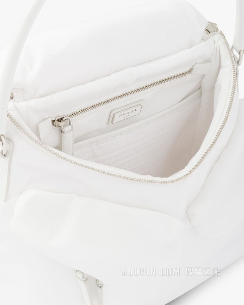 Prada Signaux 尼龙和皮革手提包