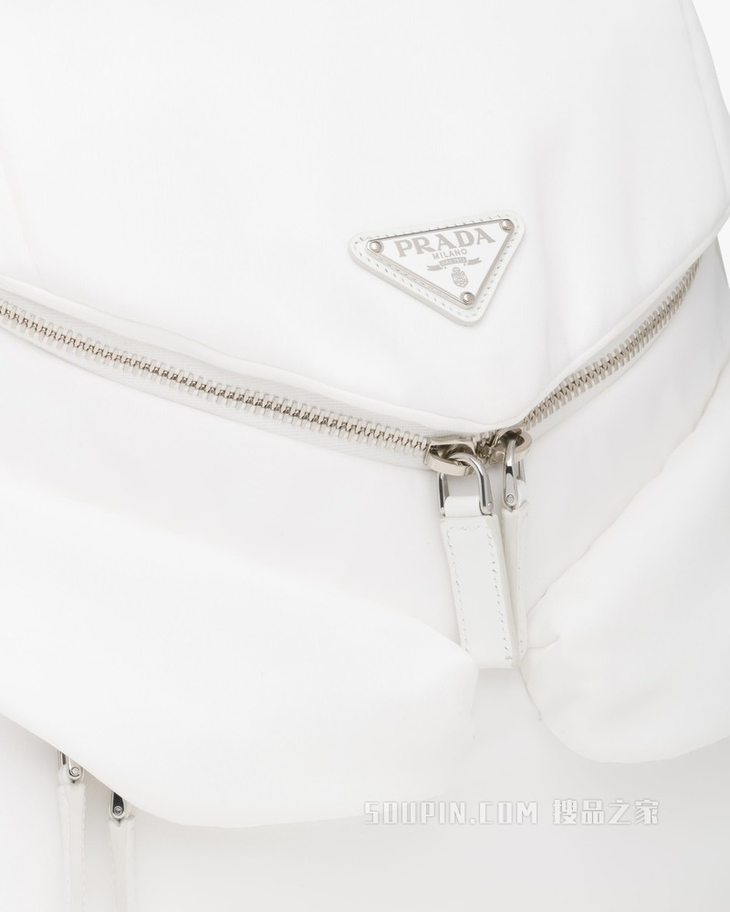 Prada Signaux 尼龙和皮革手提包