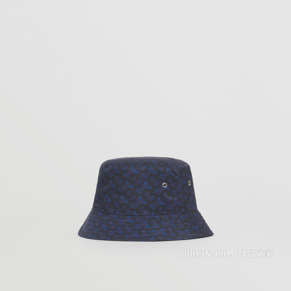 专属标识印花尼龙渔夫帽（官网独售） (深皇家蓝色)