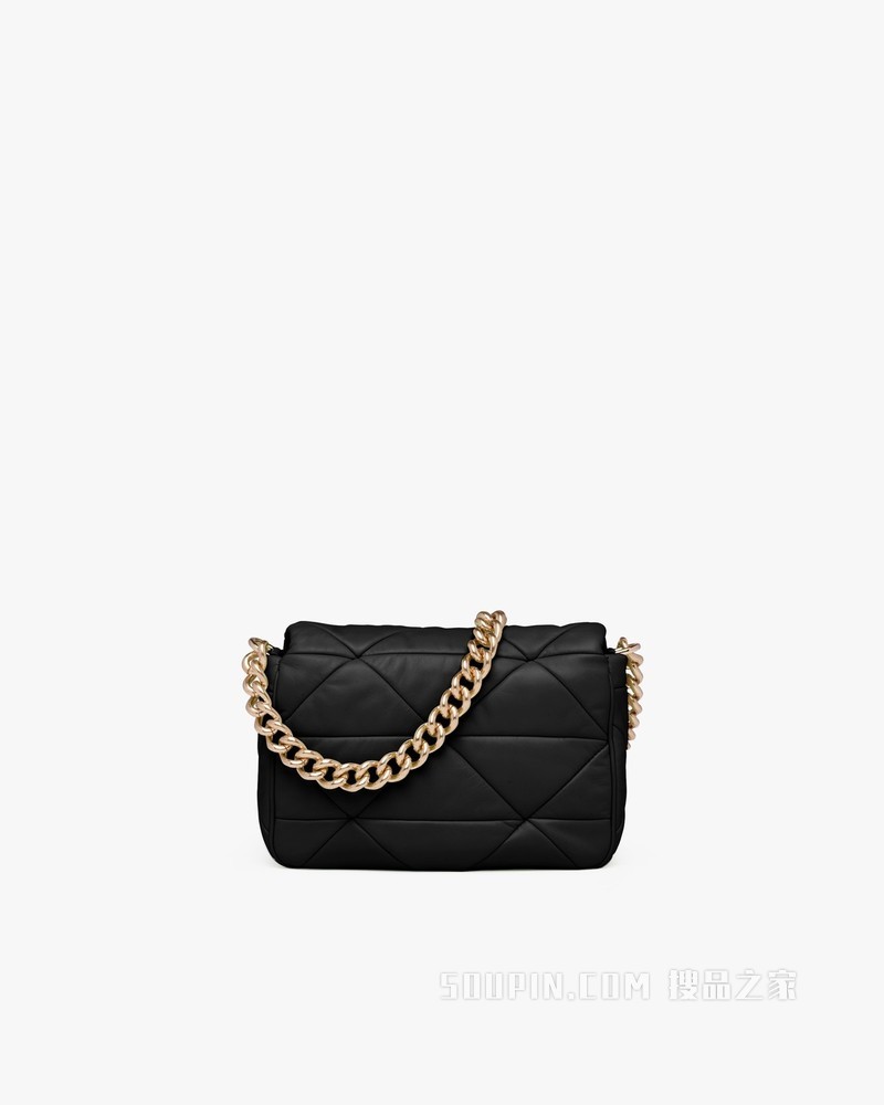 PRADA/普拉达】Prada System 软羊革拼缝单肩包
