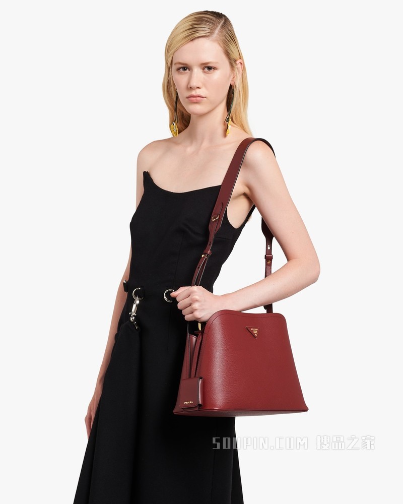 Prada Matinée 中号手提包