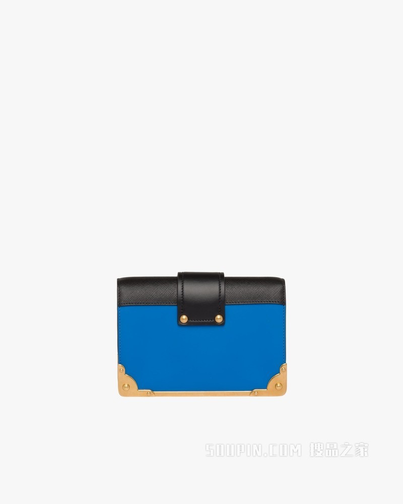 Prada Cahier 皮革单肩包