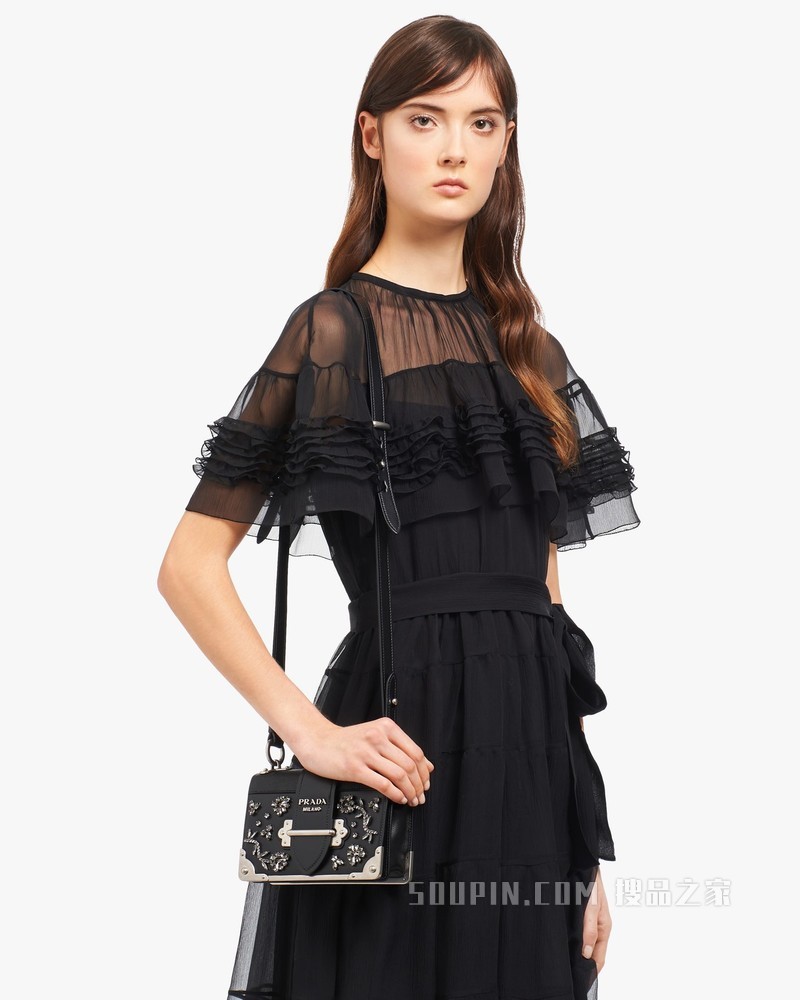Prada Cahier 单肩包
