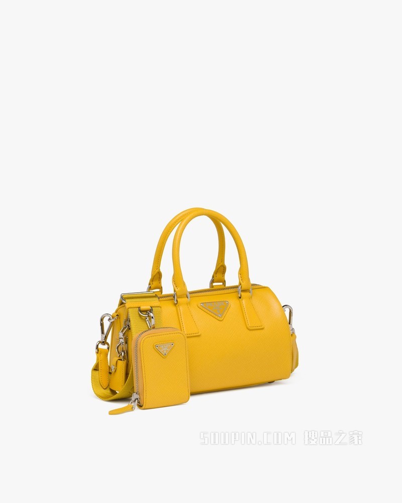 Saffiano 皮革手袋