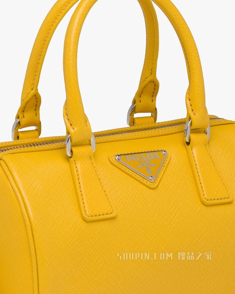 Saffiano 皮革手袋