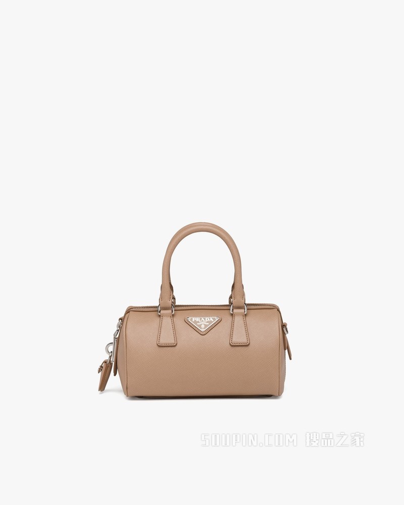 Saffiano 皮革手袋