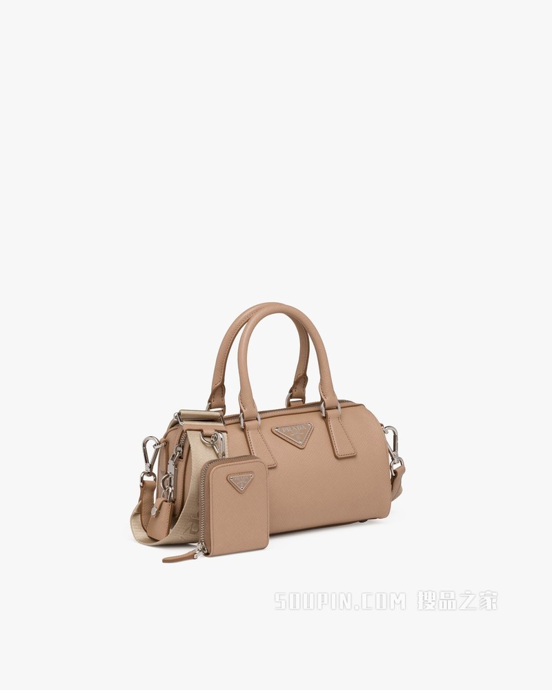Saffiano 皮革手袋