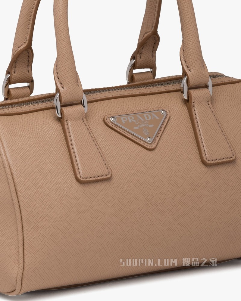 Saffiano 皮革手袋