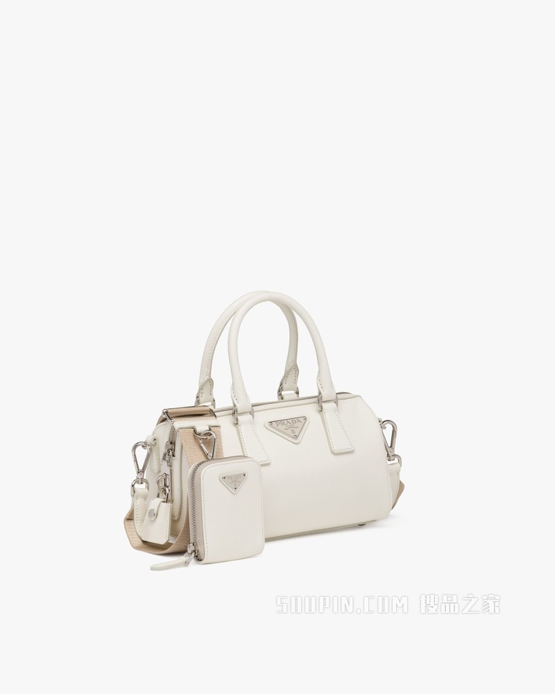 Saffiano 皮革手袋