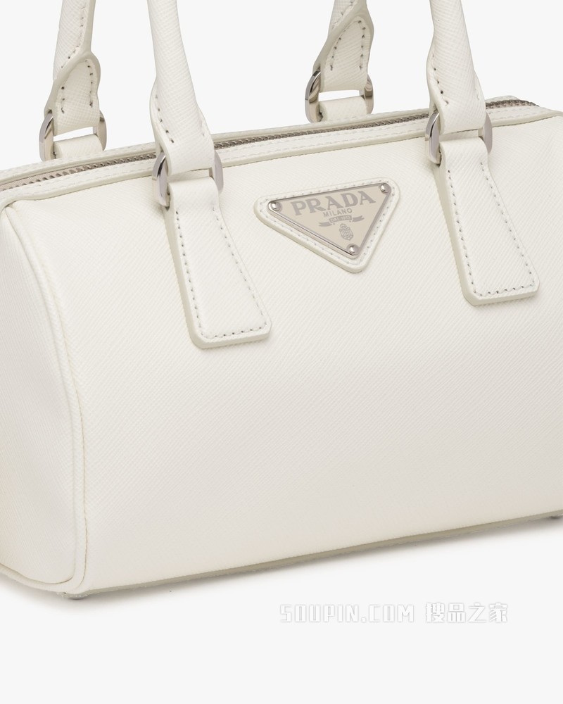 Saffiano 皮革手袋
