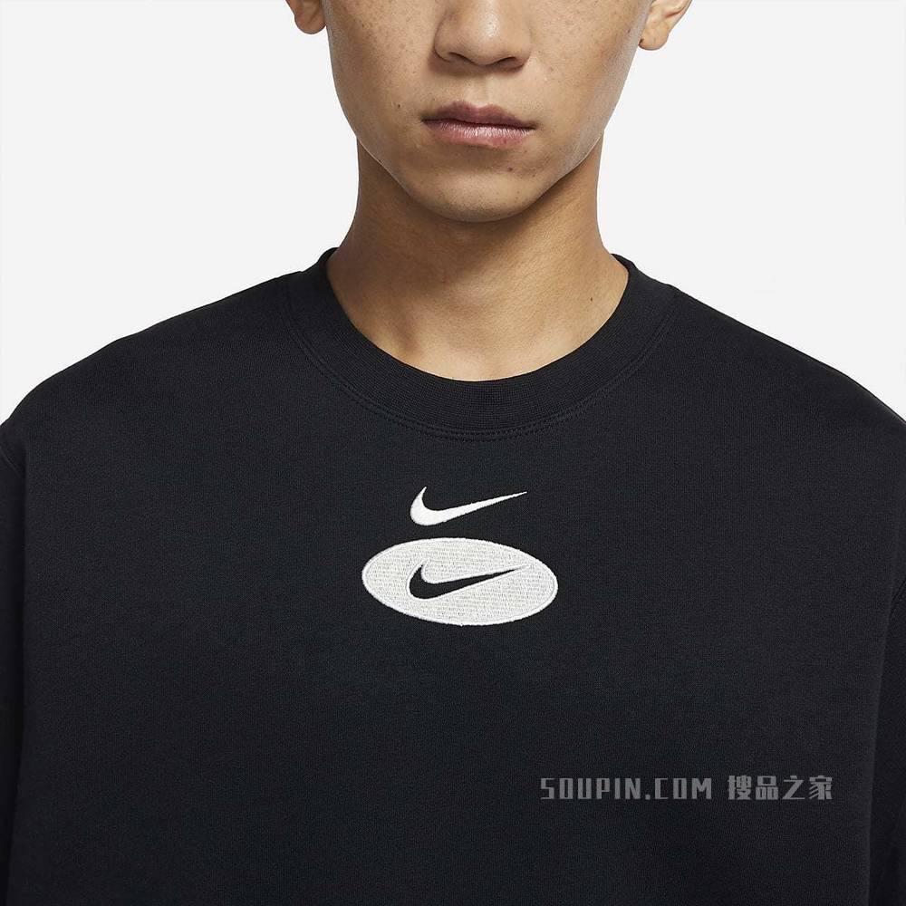 Nike Sportswear Swoosh League 男子起绒圆领上衣
