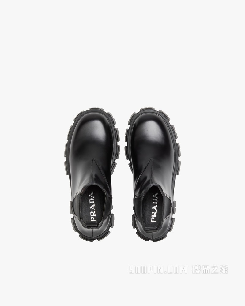 Monolith 亮面皮革切尔西靴