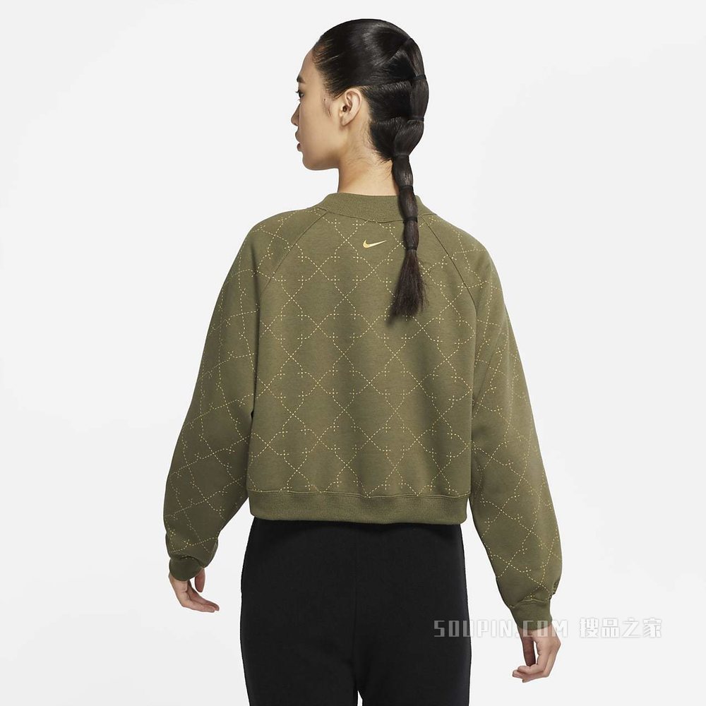 Nike Novelty 女子短款起绒运动衫