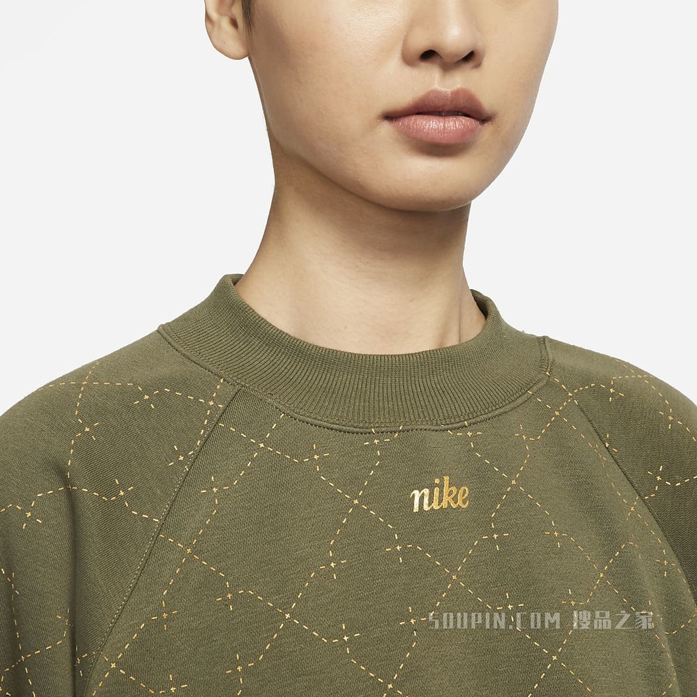 Nike Novelty 女子短款起绒运动衫