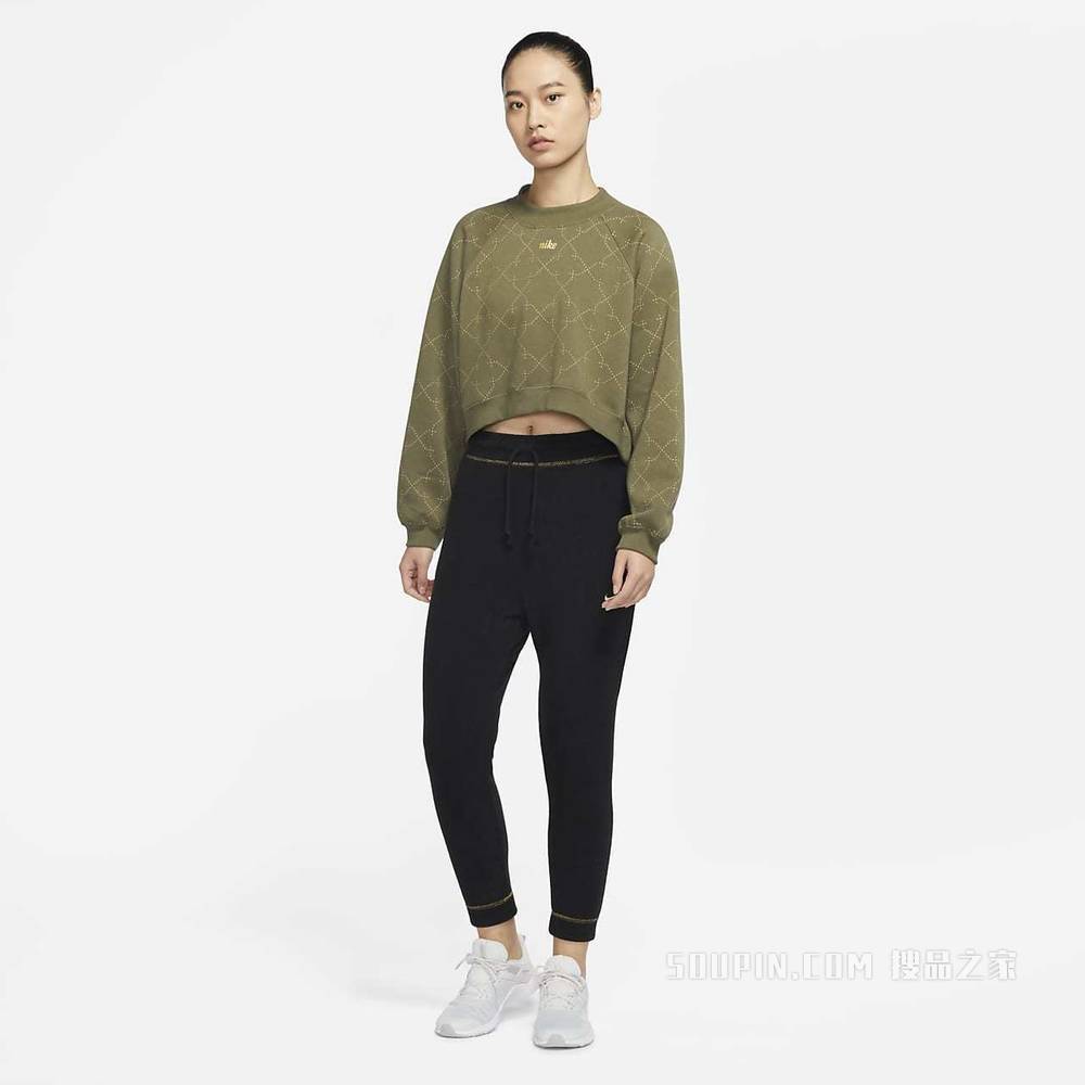 Nike Novelty 女子短款起绒运动衫